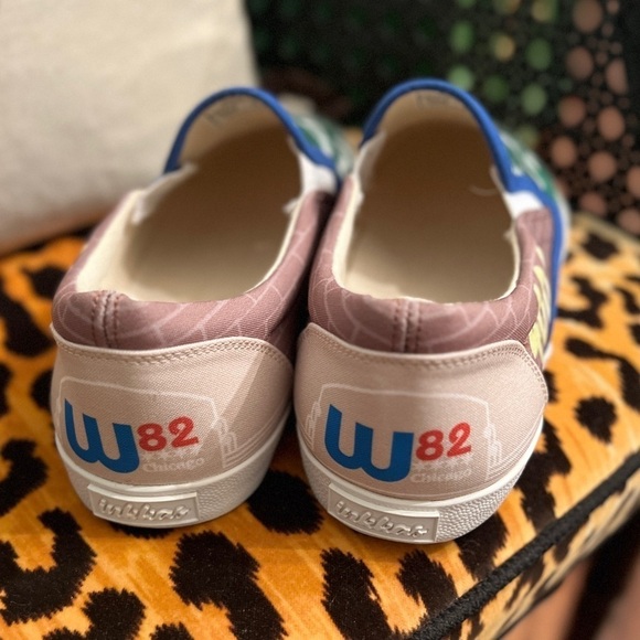 INKKAS Sneakers Trek Slip On Brick Leaf Chicago Green Blue Mens and Womens NEW - Picture 5 of 6